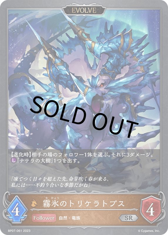 画像1: 霧氷のトリケラトプス（EVOLVE）【SR】[BP07-061] (1)