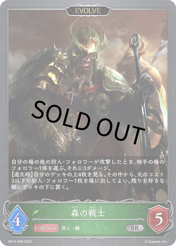 画像1: 森の戦士（EVOLVE）【SR】[BP12-009] (1)