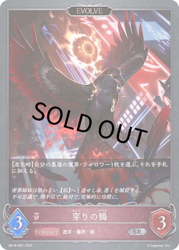 画像1: 穿りの鴉（EVOLVE）【SR】[BP18-087] (1)