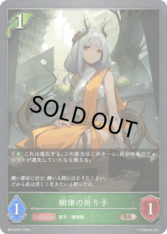 画像1: 樹律の祈り子【BR・プレミアム】[BP18-P07] (1)