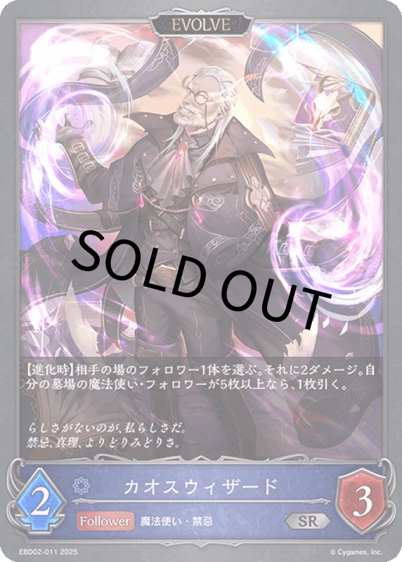 画像1: カオスウィザード（EVOLVE）【SR】[ebd02-011] (1)